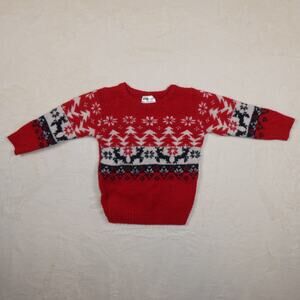 So Cute Baby Fair Isle Sweater Size 9-12 Months Christmas Holiday Sweater